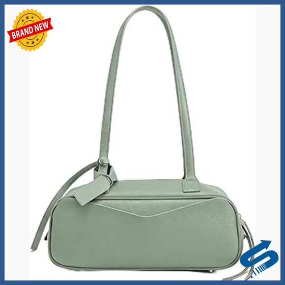 Genuine Leather Shoulder Bag Satchel Hobo Purse for Women Travel Work